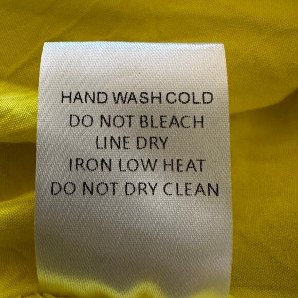 DANCE & MARVEL Lemon Yellow Slip Dress with Slight Cowl Neck in Sz Med - Picture 6 of 6